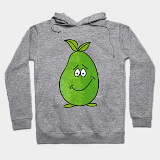 Funny Food Happy Green Pear Hoodie